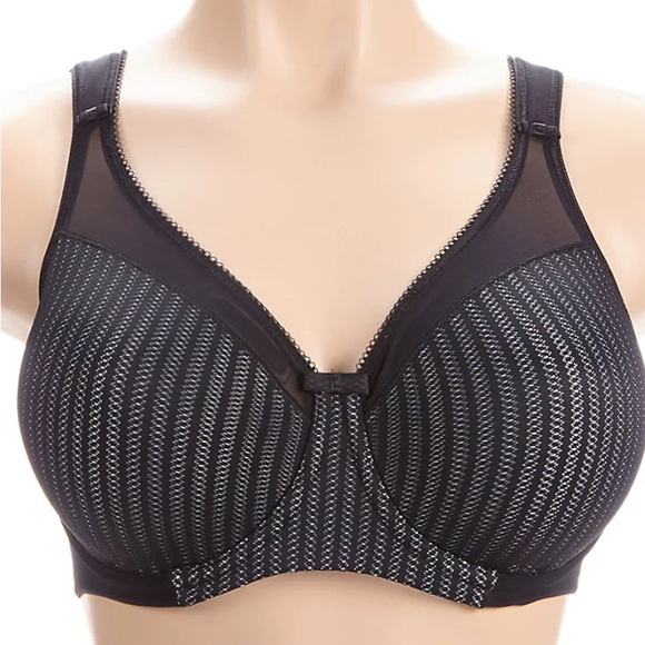 Berlei Beauty Stripe Underwired Minimizer Bra Sz 34H - Picture 5 of 9